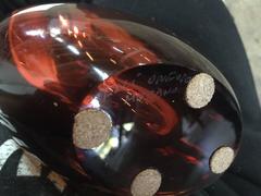 Original Vintage Luigi Onesto Murano "Flame" Vase (Signed)