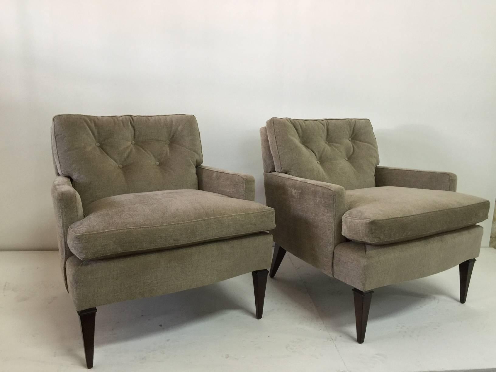 Lacquered Pair of 1940s Low Armchairs _SALE_