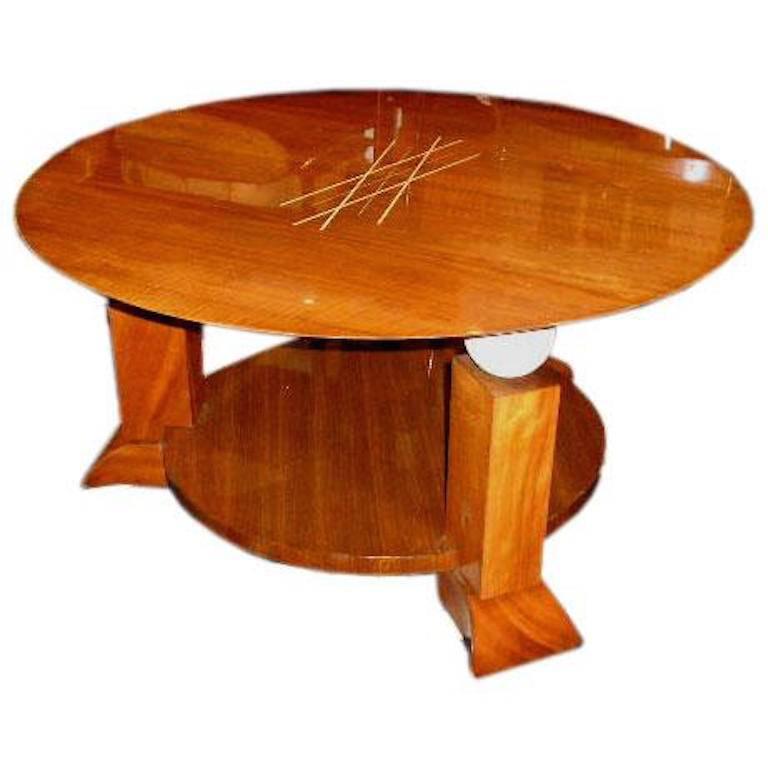 Art Deco Coffee or Cocktail Table in the Style of Dupré-Lafon France circa 1930 For Sale