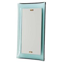 Fontana Arte Very Rare Curved Framed Wall Mirror Italy circa 1958