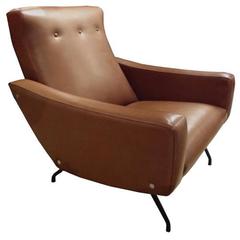 Single Mid-Century Club Chair by Joseph Andre Motte