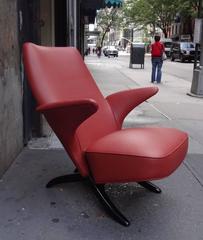 Pair of Theo Ruth "Congo" Club Chairs