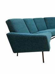 Pierre Guariche Curved Sectional Sofa, Model G10 by Airborne, France, 1954