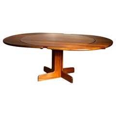 Gerald McCabe Large Studio Craft Shedua Dining Table, 1970s