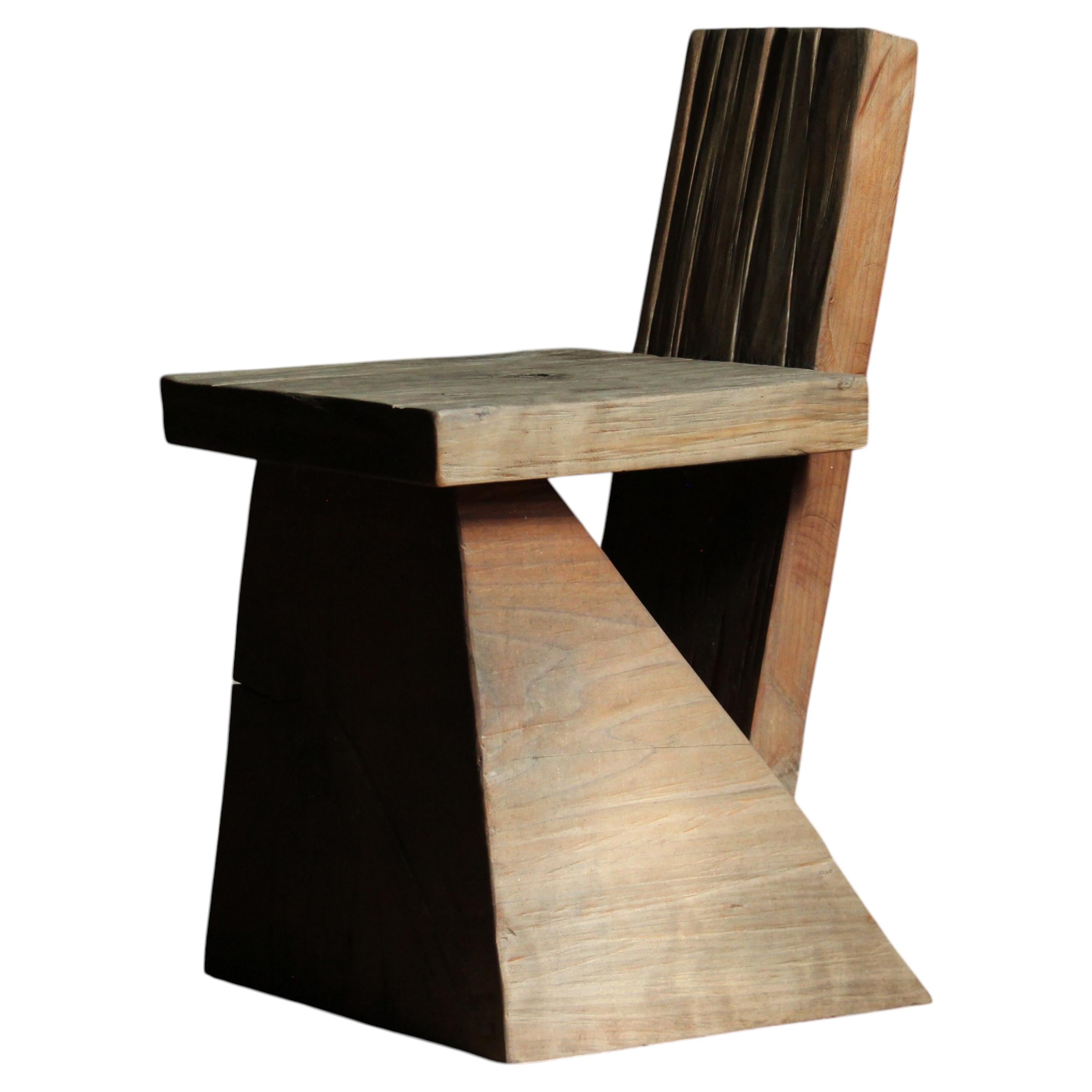 Vintage Modernist California Redwood Stump Chair