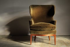 Edward Wormley "Model 1038" Wingback Chair for Dunbar, 1940s