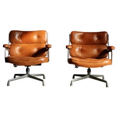 Early Eames Time Life "Lobby" Lounge Chairs, A Pair, 1970s