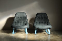 Percival Lafer "Earth" Chairs and Ottoman, 1970s