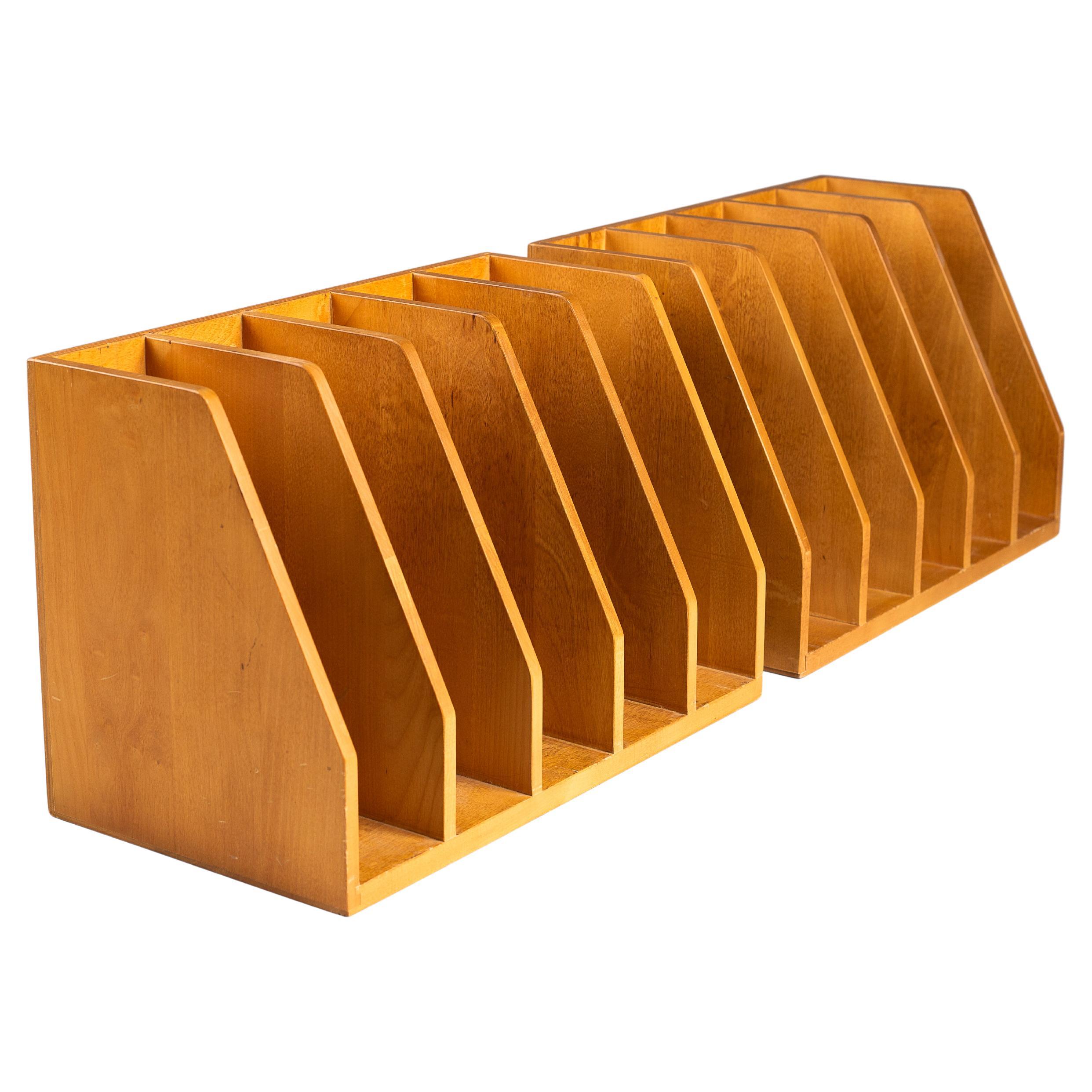 Aino Aalto, mid-century modern birch book stands for Artek