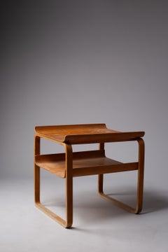 Pre-Artek Alvar Aalto Model 75/915 Birch Side Table for Paimio, 1930s