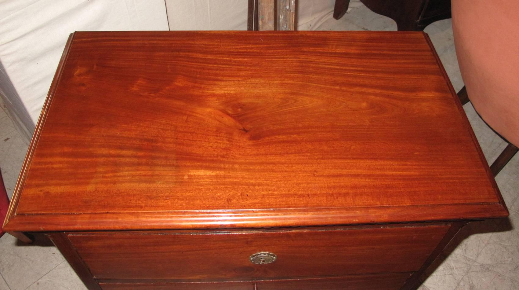 Danish 18th Century Diminutive Three-Drawer Chest In Good Condition In Hudson, NY