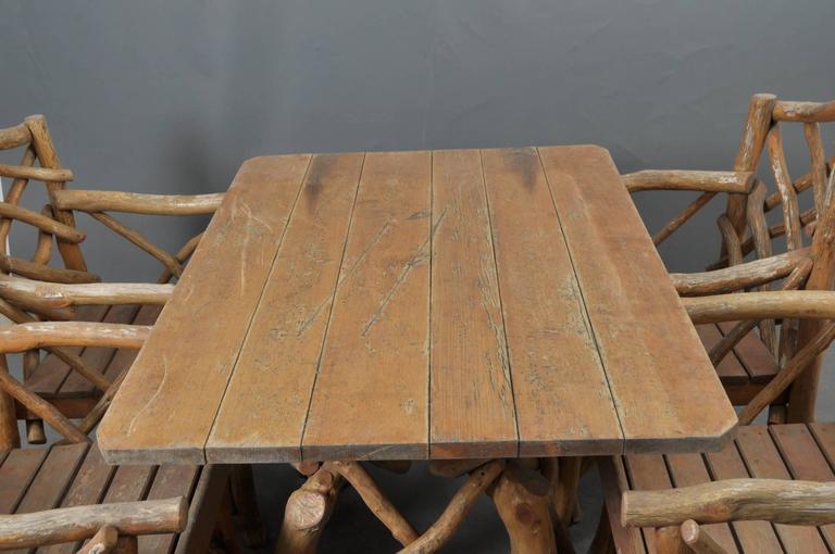 Set of Rustic 1920s1930s Garden "Twig" Furniture For Sale at 1stDibs
