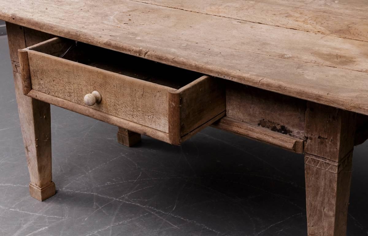 Danish Scandinavian Rustic Farm/Tavern Table, circa 1800 or Earlier