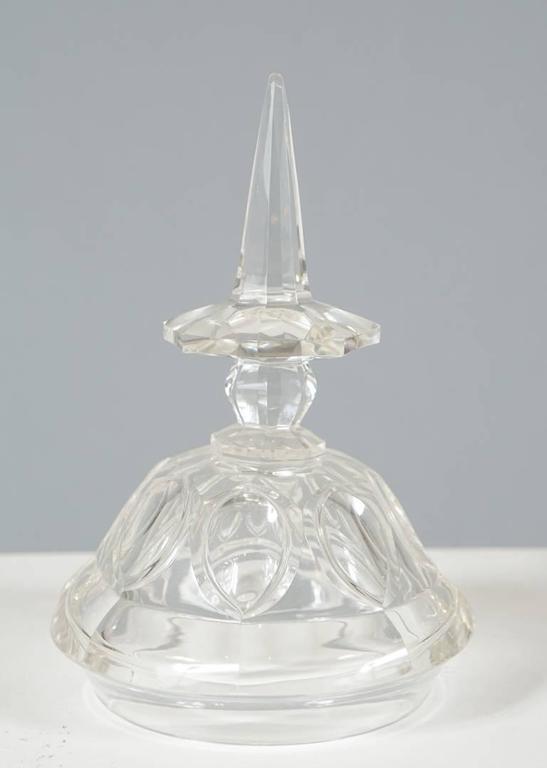 Pair of 19th Century AngloIrish CutGlass Compote Jars at 1stDibs