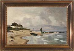 Coastal Scene by Alfred Olsen