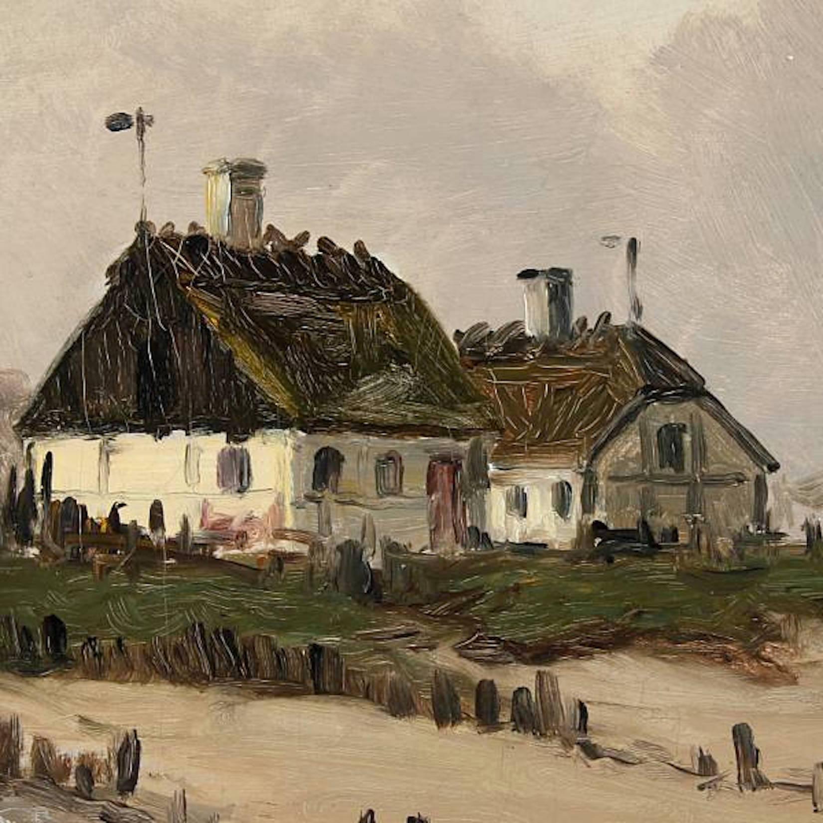 Danish Coastal Scene by Alfred Olsen For Sale
