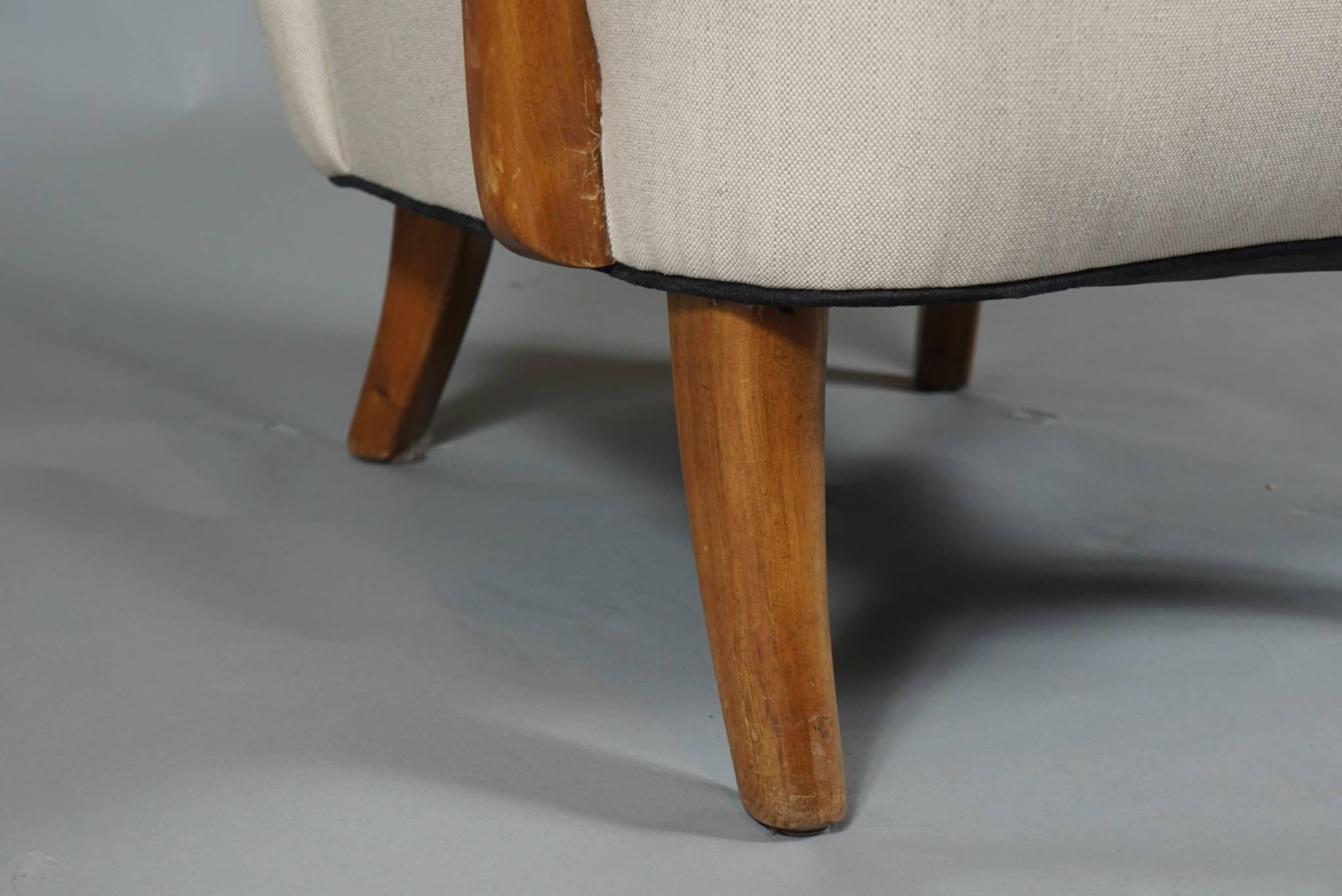 Open Armchair by Alfred Christensen In Good Condition In Hudson, NY