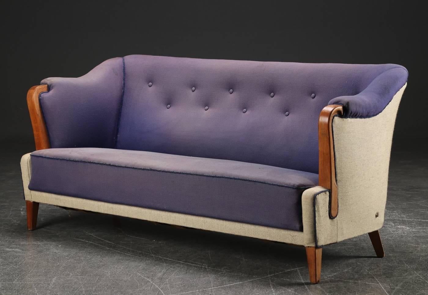 Scandinavian Modern Danish, 1940s Sofa