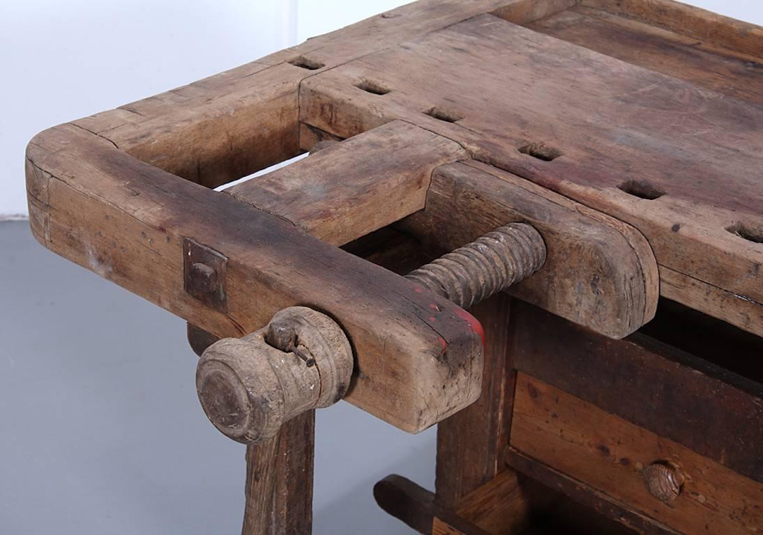 Country Classic Early Pine Work Table