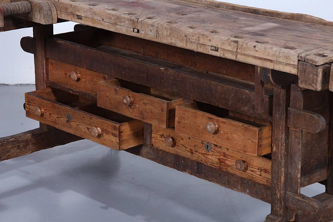 Danish Classic Early Pine Work Table
