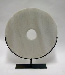Large Marble Disc Sculpture, Contemporary, China