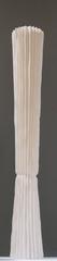 Hand Made Porcelain White Cactus Motif Vase, Contemporary, Italy