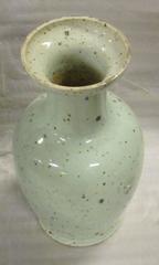 Pair of Robins Egg Blue Dotted Vases, China, Contemporary