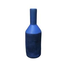 Blue Bottle Shaped Vase, Thailand, Contemporary