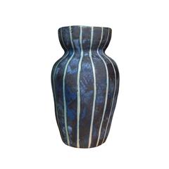Vintage Inspired Design Blue Vase, Thailand, Contemporary
