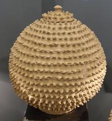 Pair of Terra Cotta Water Pots with Lids, Africa, 1950s