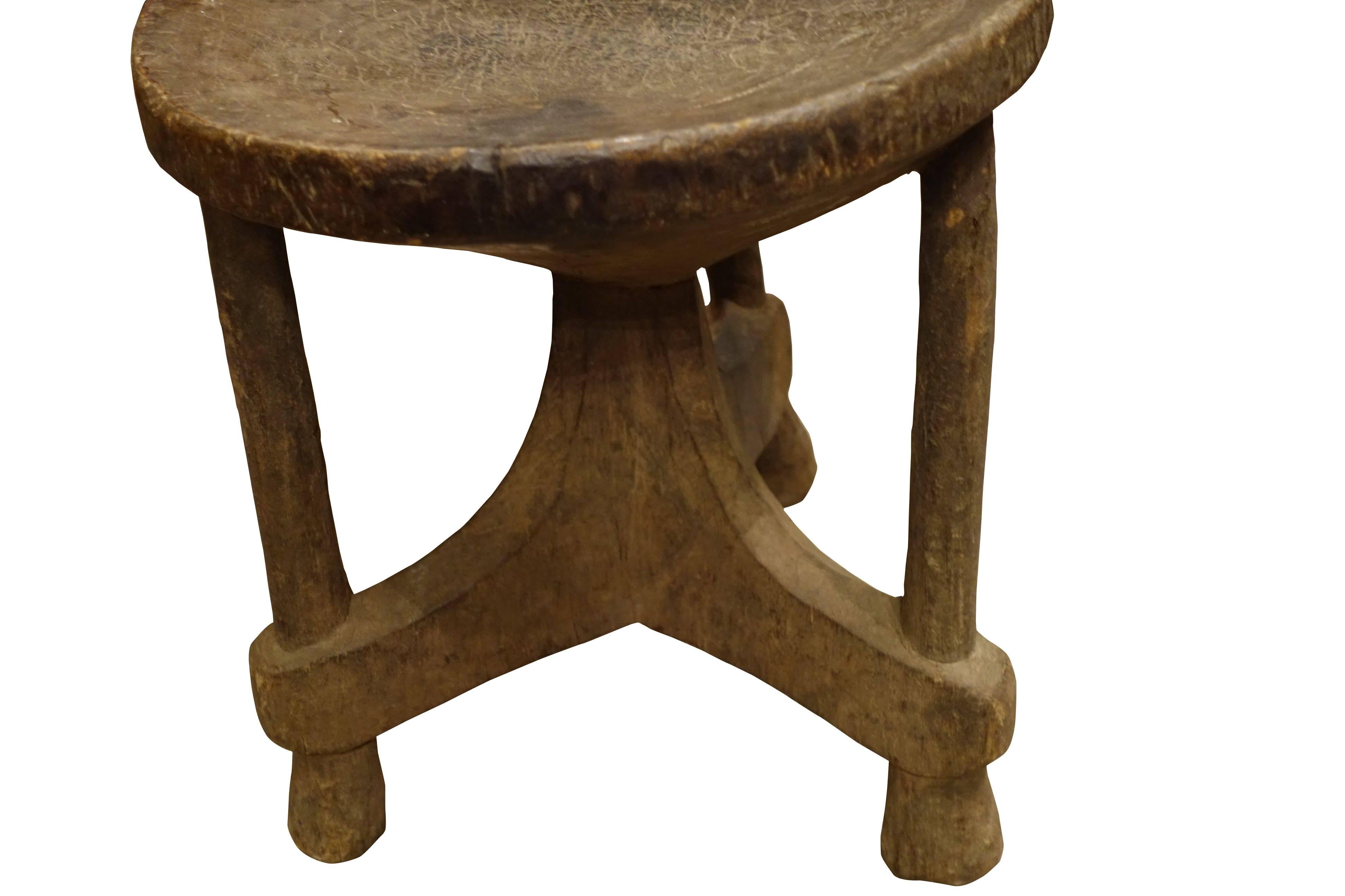african wooden chair