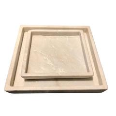Marble Tray Set of Two, India, Contemporary