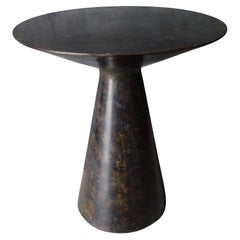 Bronze Smooth Top Side Table, Germany, Contemporary