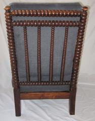 English Oak Bobbin Chair, 19th Century