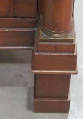 19th Century Bureau, Cherry Wood Brass Trimmed, Italy, 1840c
