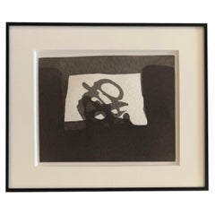 Dipinto astratto in bianco e nero di Claudio Granaroli, Italia, arte contemporanea