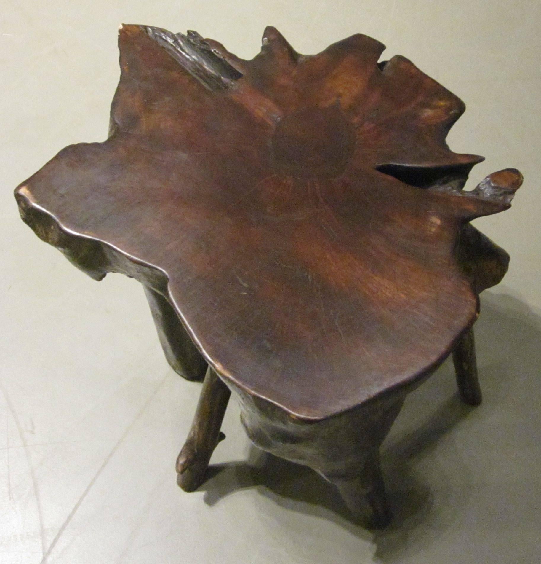 Indonesian Lychee Wood Five-Leg Cocktail Table, Indonesia, Contemporary