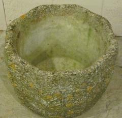 Pair of Cotswold Octagonal Stone Planters, England, 1920s