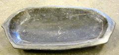 Black Oval Marble Tray, Indian, Contemporary