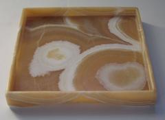 Onyx Square Tray, Mexico, Contemporary