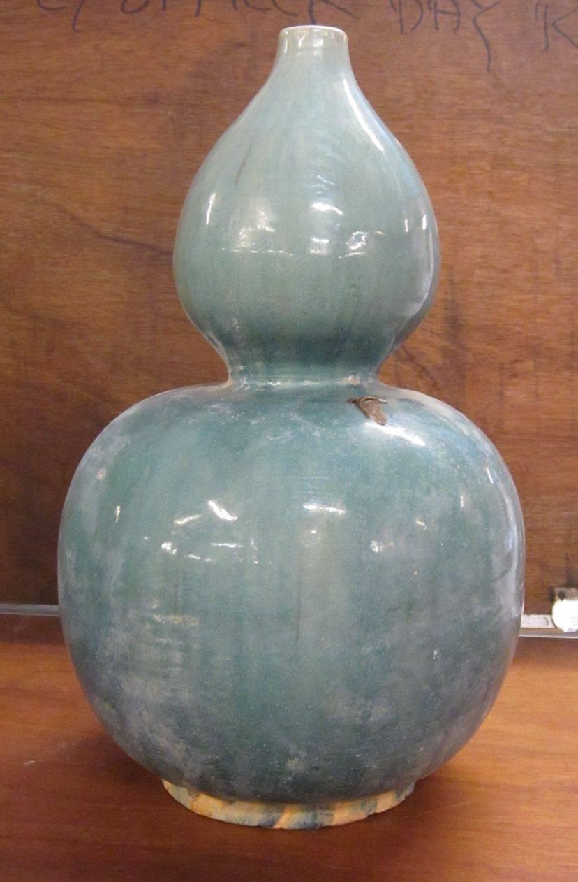 Extra Large Washed Turquoise Vases, China, Contemporary 4