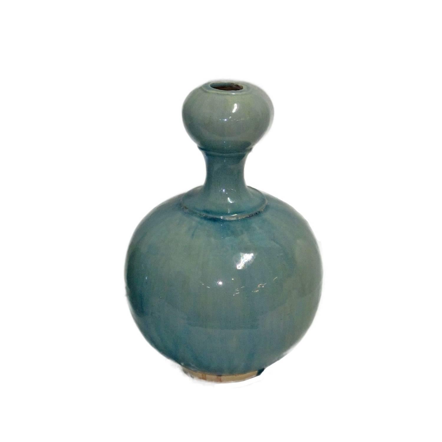 Extra Large Washed Turquoise Vases, China, Contemporary 1