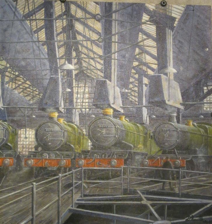 Mid-Century English Artist D. Smith Oil Painting, England at 1stdibs