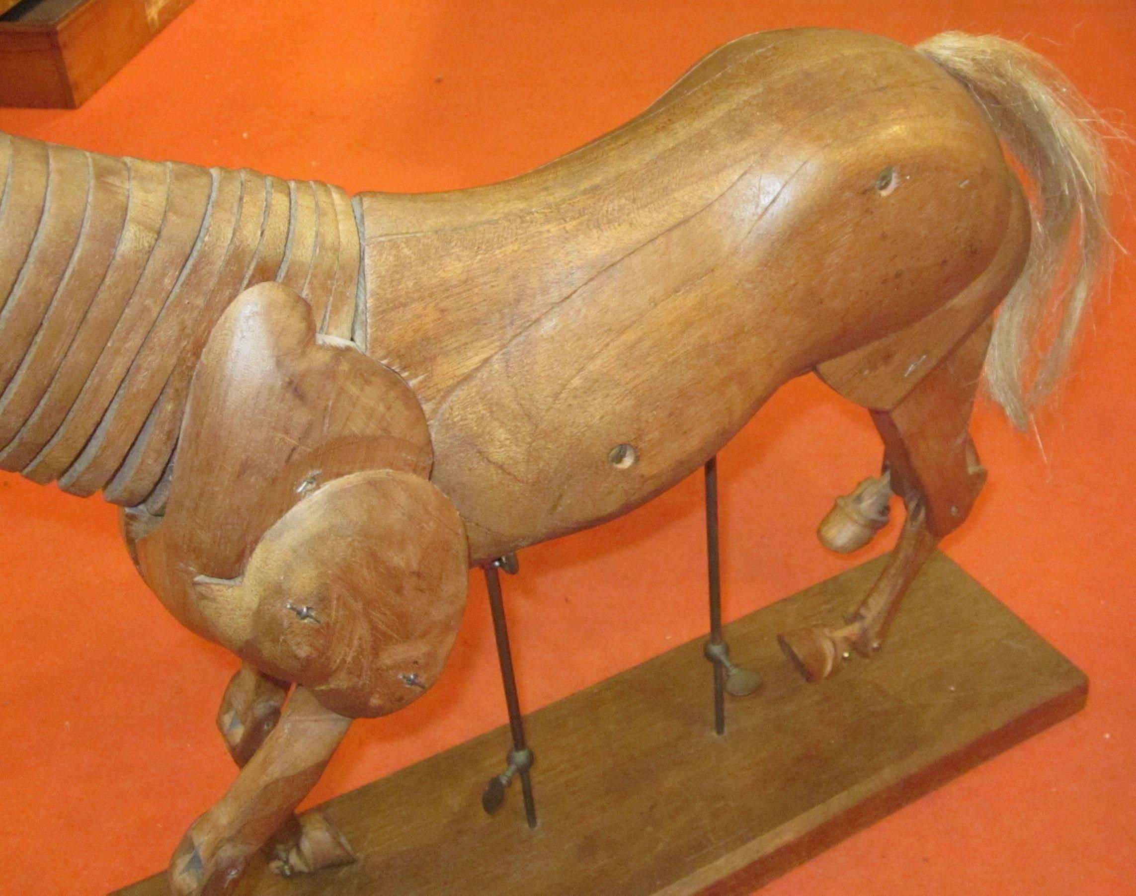 wooden horse sculptures