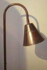 Mid-Century Valenti Leather Floor Lamp, Spain, 1960s