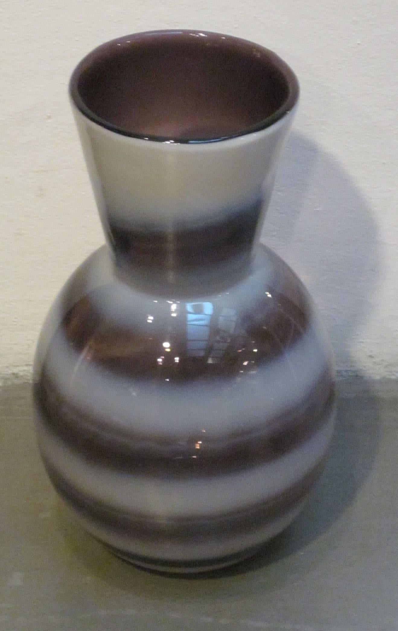 Chinese Set of Three Glass Vases, China, Contemporary