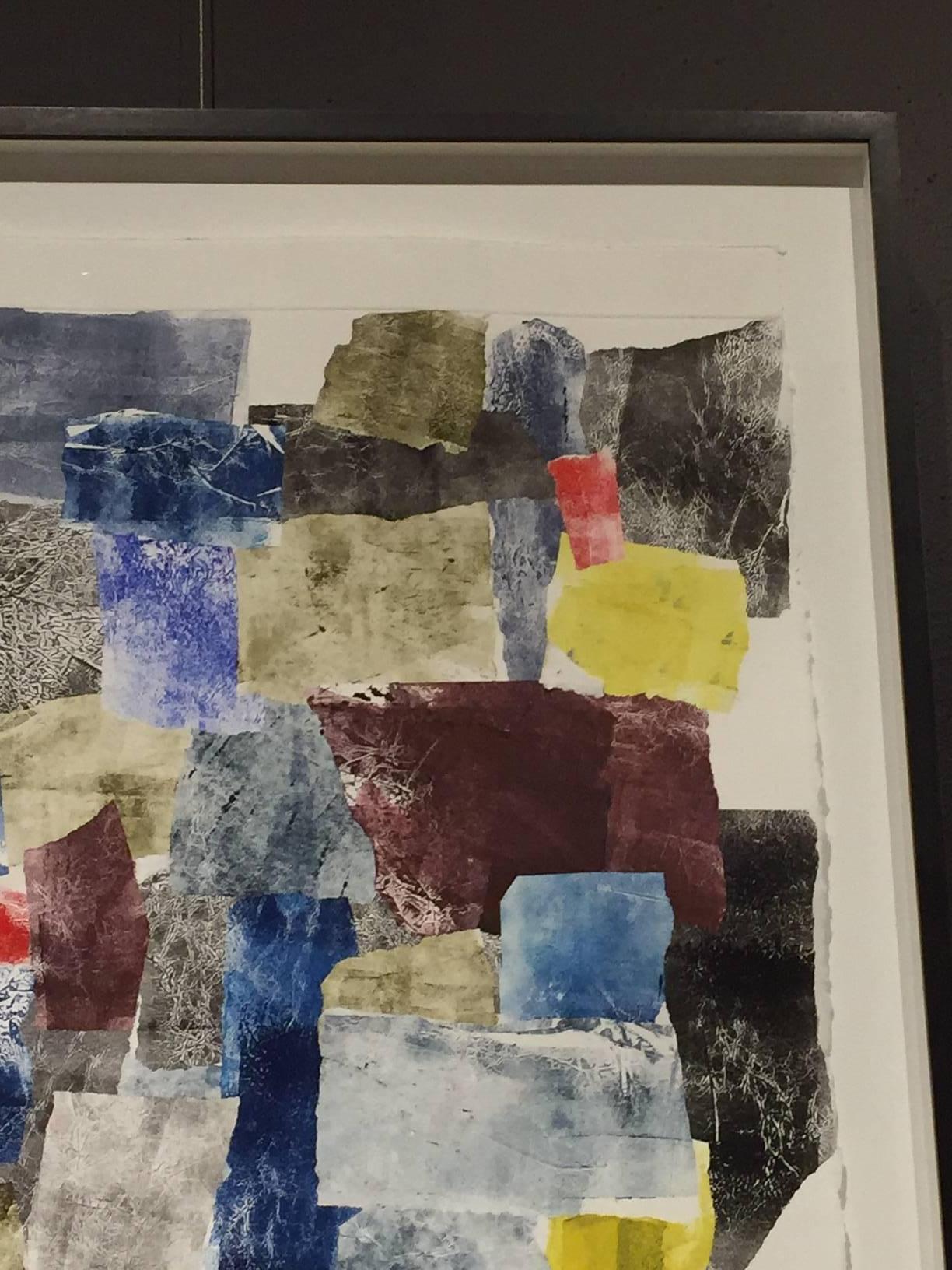Abstract Large Mixed Media Print by Sandra Constantine, United States In Excellent Condition In New York, NY