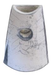 Mid Century White/Grey Vase, France
