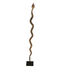African Iron Snake Sculptures, 19th Century