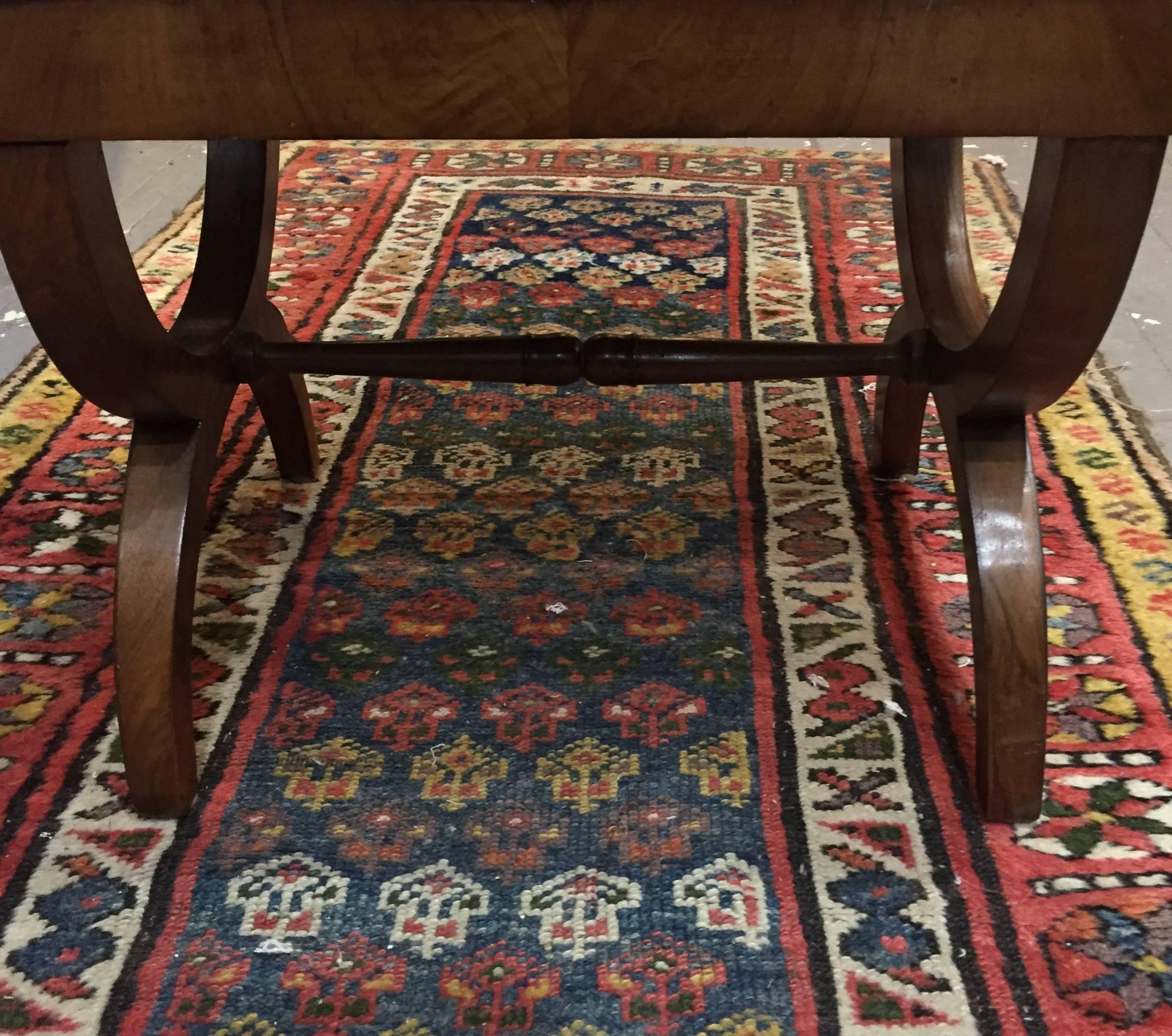 19th Century Pair of Walnut Foot Stools, Italy In Excellent Condition In New York, NY